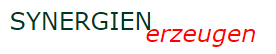 Synergien erzeugen - Überschrift